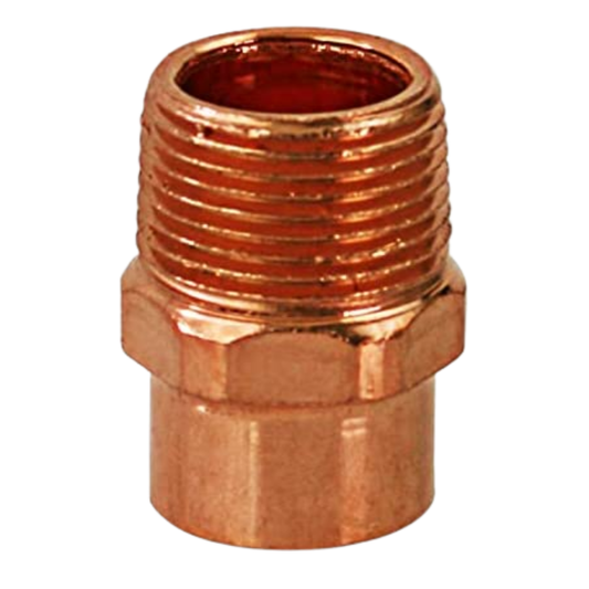 ADAPTADOR COBRE MACHO SOLDAR ROSCA 1 5/8 ODF X 2 MPT NIBCO