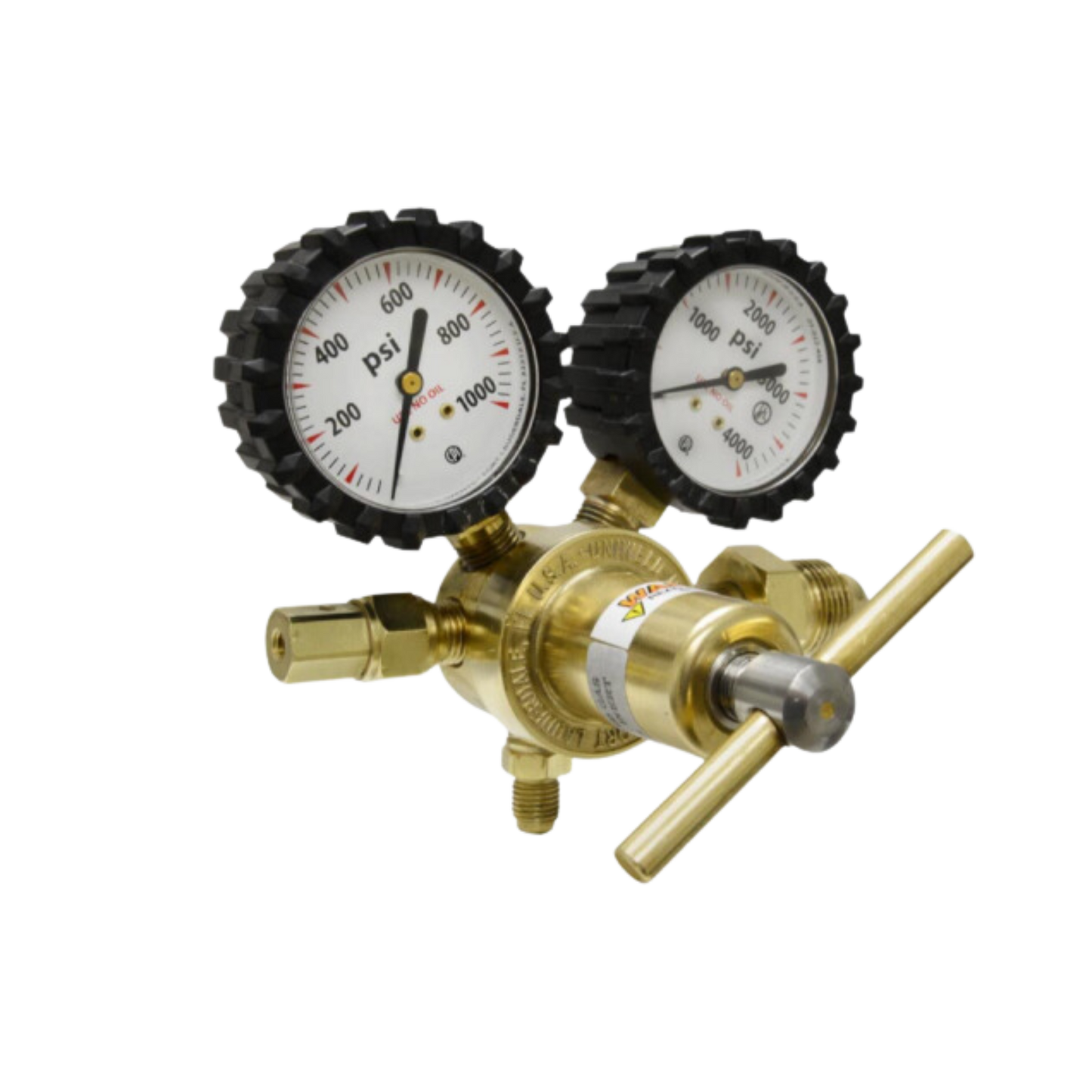 MANOMETRO REGULADOR DE NITROGENO 0-800 PSIG UNIWELD