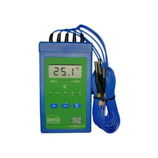 TERMOMETRO DIGITAL PORTATIL PENTA III V01 °F&°C -58°F 221°F 5 SENSORES FULL GAUGE