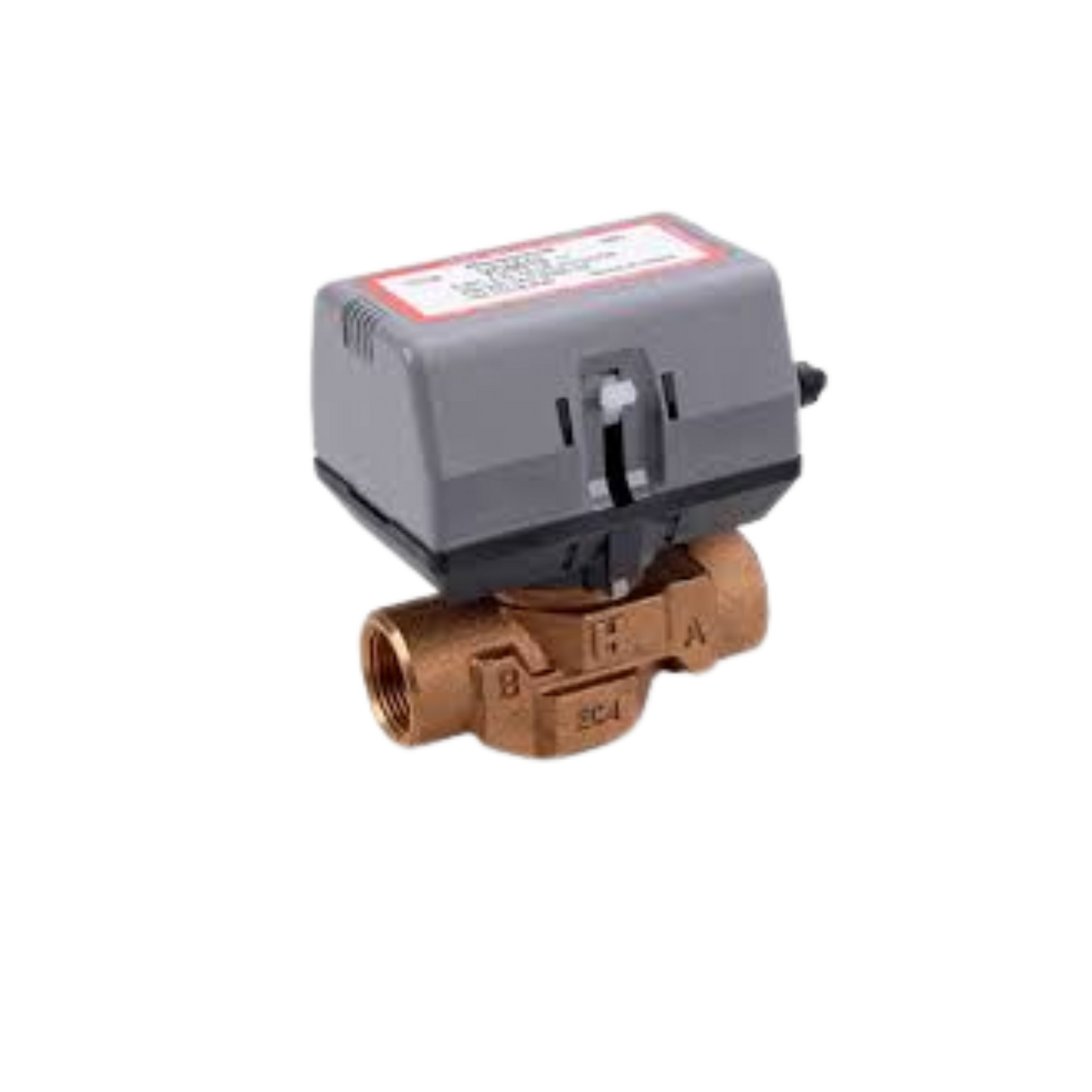 VALVULA CHILLER 3 VIAS 3/4 CON MOTOR ACTUADOR 110V, (80010217) (0001)