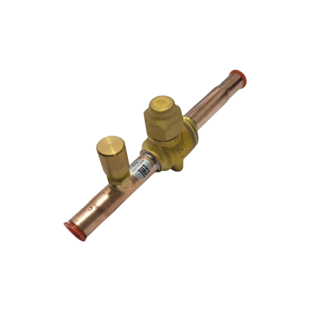 VALVULA PASO BOLA 3/8 SOLDAR C/VALV ACCESO DANFOSS GBC 10S