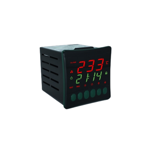 TERMOSTATO ELECTRONICO CON TEMPORIZADOR PARA HORNOS ROTATIVOS TO-761B TEMP 0 A 500 C FULL GAUGE