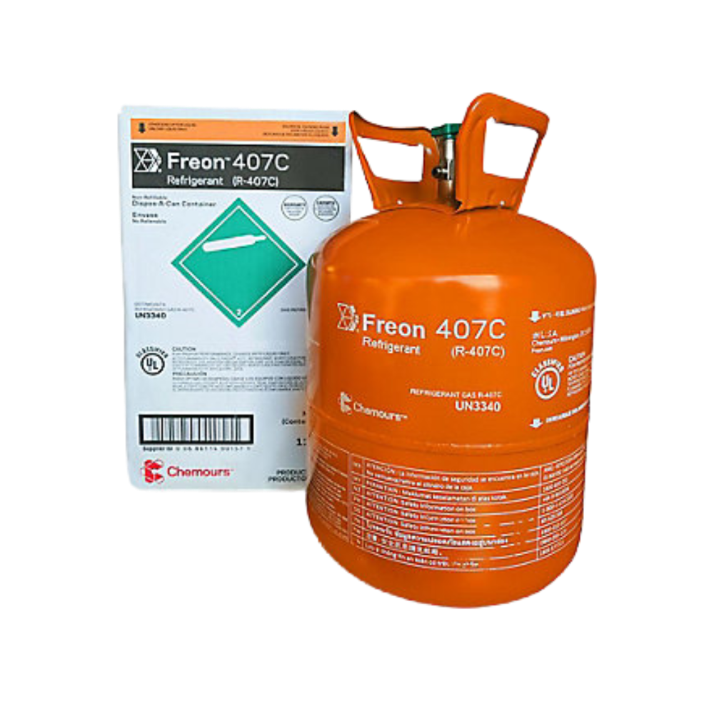 REFRIGERANTE FREON R-407C 25LB CHEMOURS-DUPONT