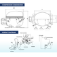REFRIGERATION COMPRESSOR - R134A - 1/4 HP