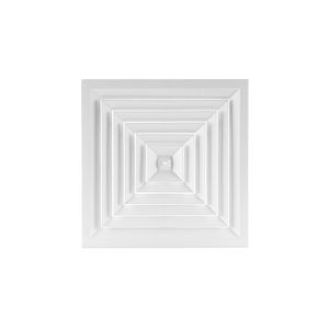 DIFUSOR JS 3VIAS 12X12 CON DAMPER LAMINAIRE