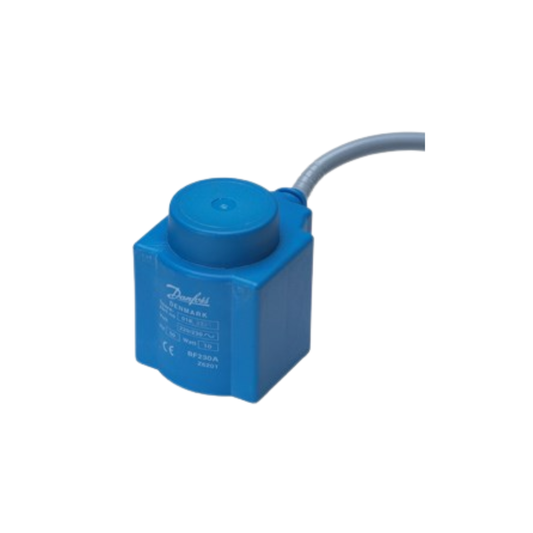 BOBINA PARA VALVULA SOLENOIDE 220VAC CABLE INTEGRADO IP67 BF220BS DANFOSS