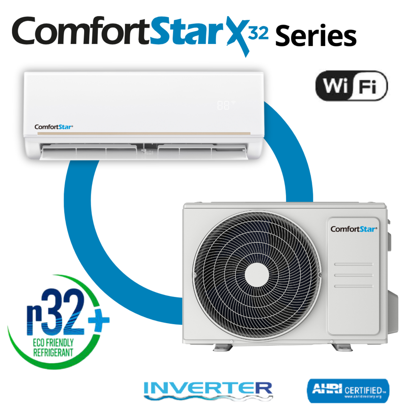 SISTEMA MINI-SPLIT 24K - 208/230V MONTADO EN LA PARED WI-FI - 20.5 SEER2