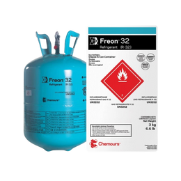 REFRIGERANTE FREON (R-32) 3KG/6.6LB CHEMOURS-DUPONT – FrioAire - Aire ...