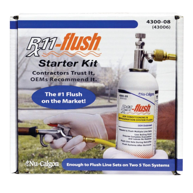 KIT LIMPIADOR SISTEMAS DE A/C Y REFRIGERACION RX11-FLUSH NU-CALGON