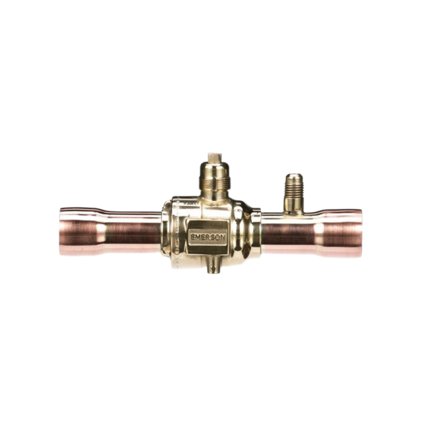 VALVULA PASO BOLA 3/8 SOLDAR C/VALVULA EMERSON 806752