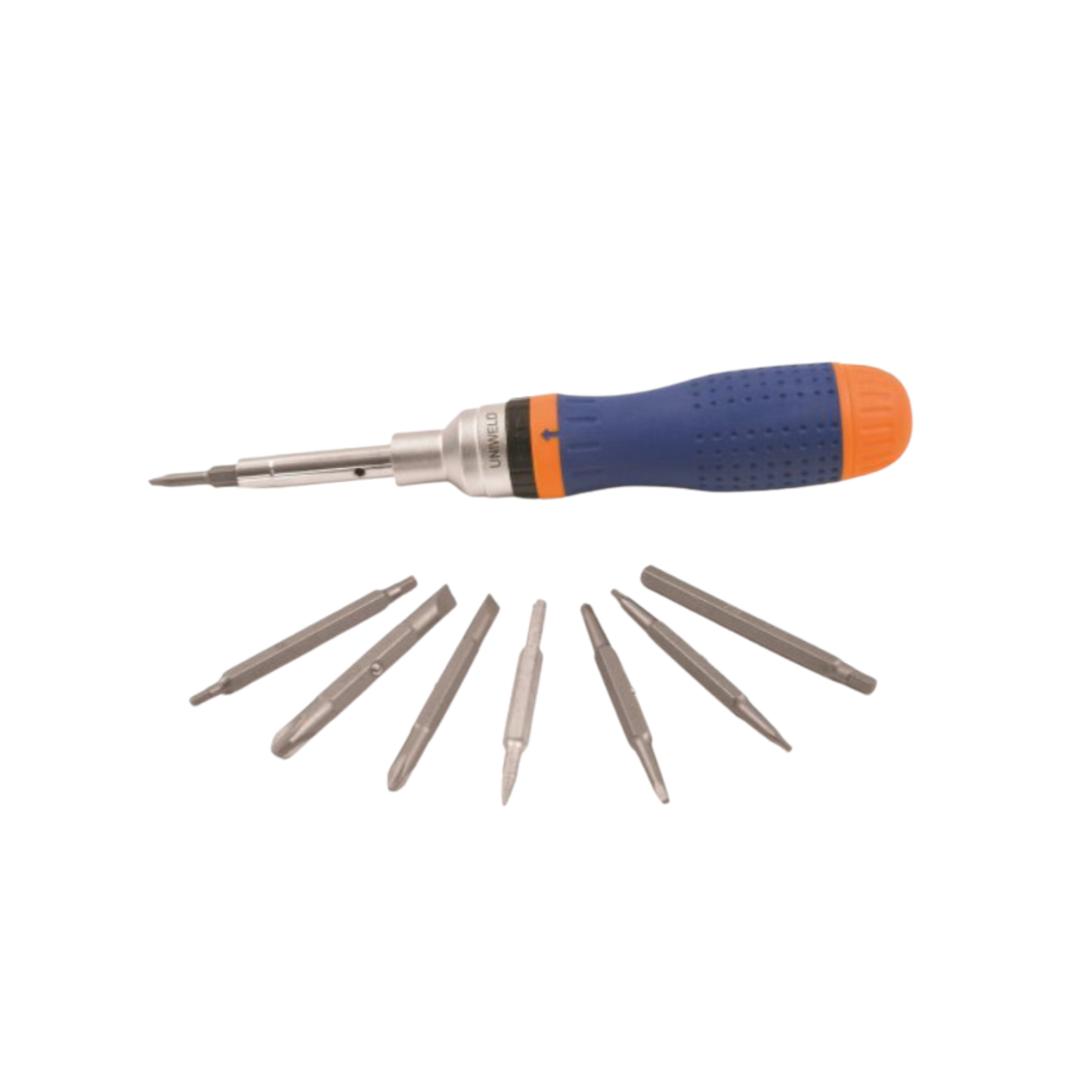 DESTORNILLADOR MULTIPLE CUBO PLANO PHILLIP RATCHET UNIWELD