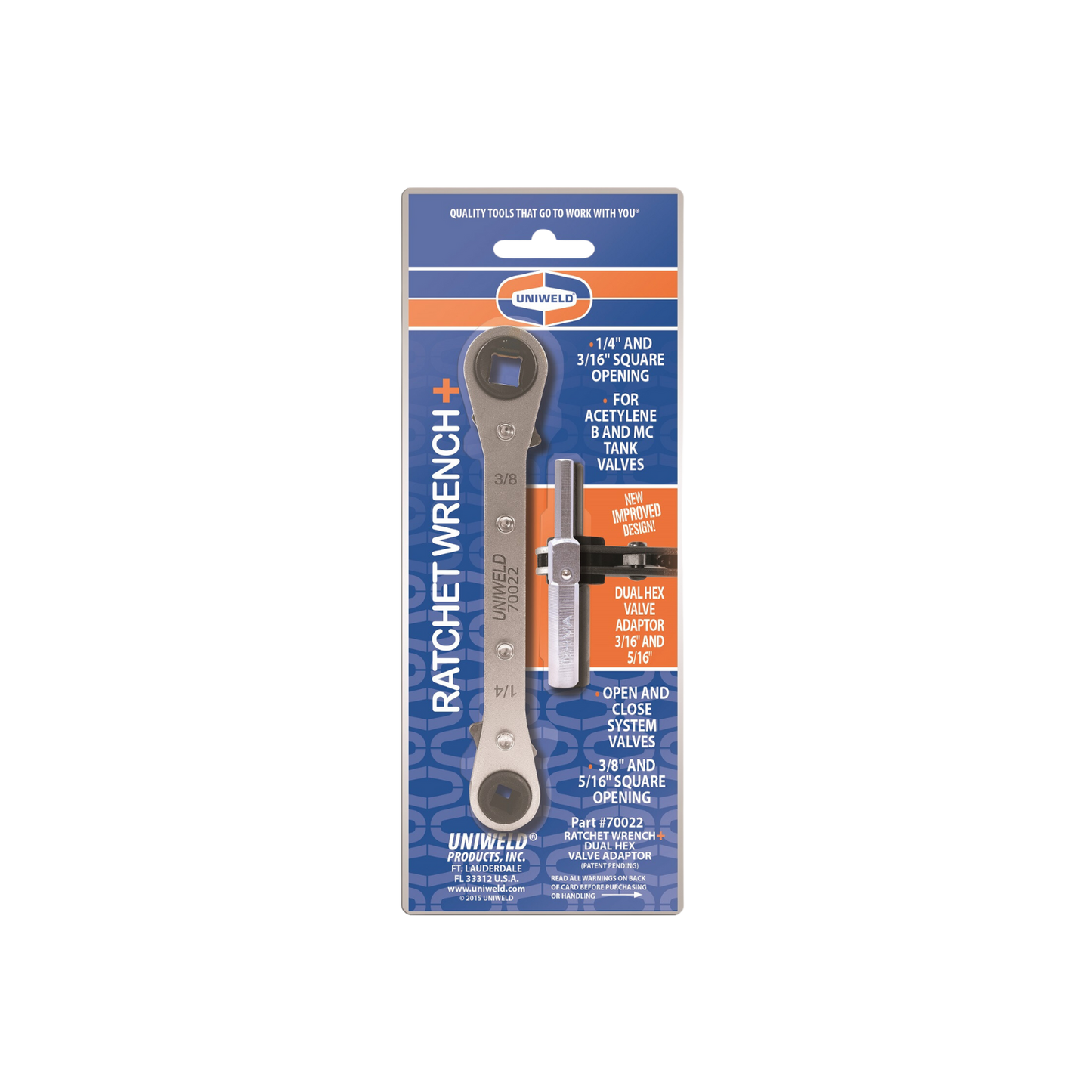 LLAVE RATCHET RECTA 1/4 3/16 3/8 5/16 UNIWELD