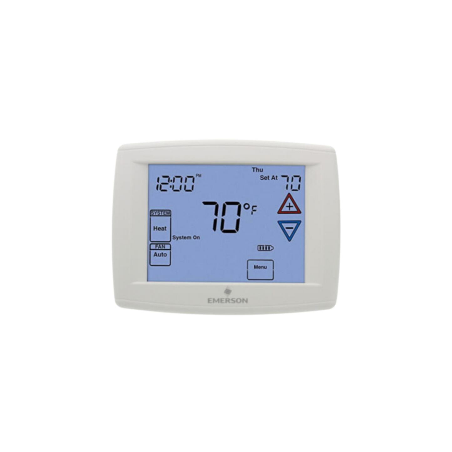 Fdit Controlador de temperatura del termostato programable digital para el  sistema de calefacción de caldera colgado en la pared (blanco)