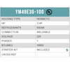 COMPRESOR SCROLL MEDIA TEMP R/404/R507 3 HP 208-230/1PH/60HZ POR AIRE SOLDER