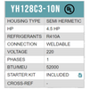 COMPRESOR SCROLL A/C R410A 4.5 HP 208-230/1PH/60HZ POR AIRE SOLDER