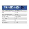 COMPRESOR SCROLL MEDIA TEMP R/404/R507 10 HP 208-230/3PH/60HZ POR AIRE SOLDER