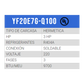 COMPRESOR SCROLL BAJA TEMP R/404/R507 3 HP 208-230/3PH/60HZ INYECCION DE LIQUIDO SOLDER