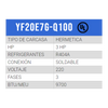 COMPRESOR SCROLL BAJA TEMP R/404/R507 3 HP 208-230/3PH/60HZ INYECCION DE LIQUIDO SOLDER