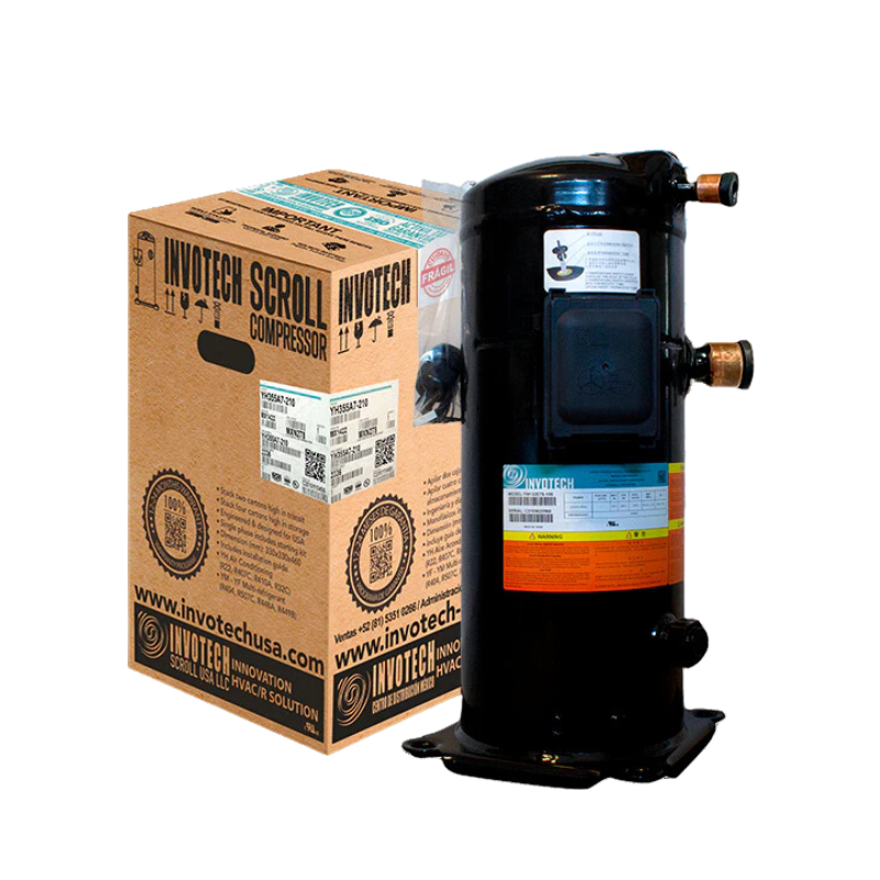 COMPRESOR SCROLL BAJA TEMP R/404/R507 8 HP 208-230/3PH/60HZ INYECCION DE LIQUIDO SOLDER