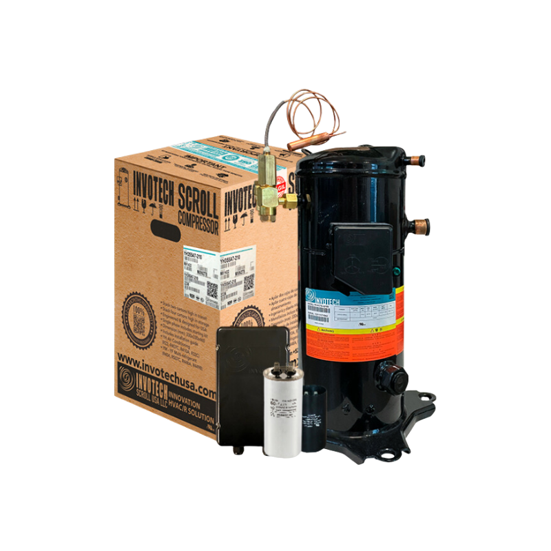 COMPRESOR SCROLL BAJA TEMP R/404/R507 4 HP 208-230/1PH/60HZ INYECCION DE LIQUIDO SOLDER