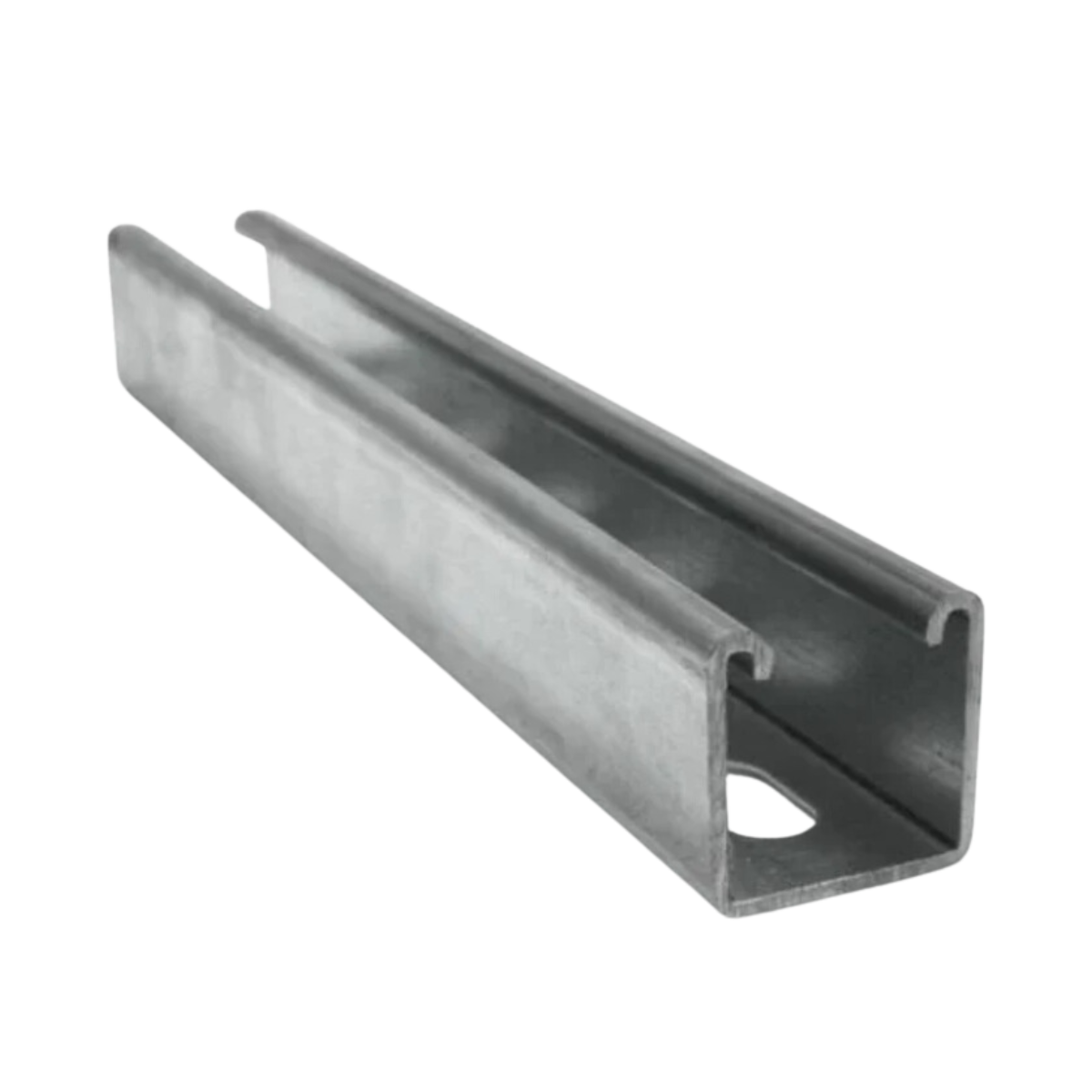Perfiles Riel RIEL STRUT PERFORADO GALVANIZADO 4CM X 4CM X 10´ PERFIL ALTO HERCULES ...