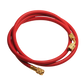 MANGUERA DE CARGA ROJA R410 DE 60" CON CONEXIÓN ANTI-SOPLADO ▪ PRESIÓN DE TRABAJO DE 800 PSI, EXPLOSIÓN DE 4000 PSI