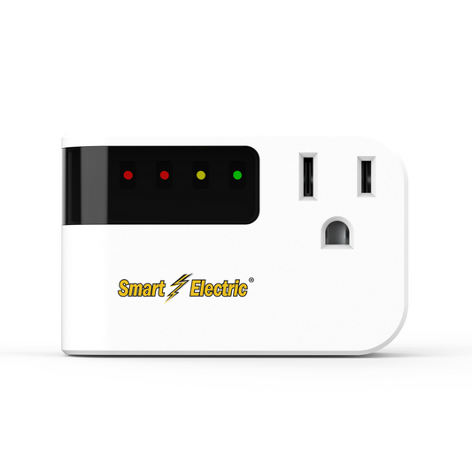 Protector de Voltaje Enchufable 120V – 1800VA/15A | 115 Joules | Rango 85–135VAC | Retraso 3–4 Min