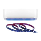 LAMPARA UV LED A/C MINI-SPLIT 36 PULG 110/220V 24KBTU A 36KBTU SET CLEAN AIR