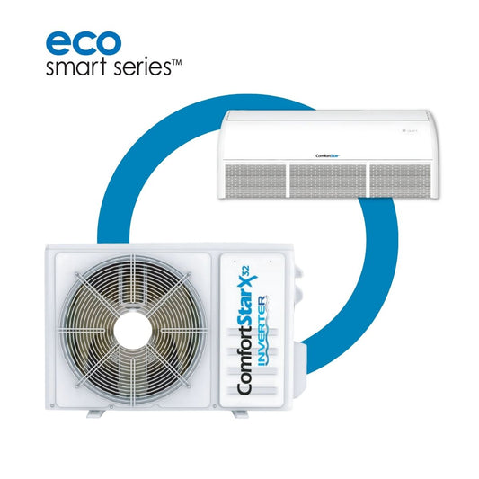 Sistema ComfortStar CH20-32 de 24,000 BTU con unidad interior tipo ventiloconvector FPA32