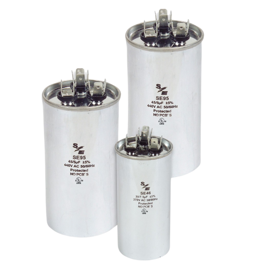 CONDENSADOR REDONDO DOBLE 17.5+4 MFD 370V