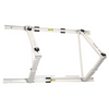 Soporte de techo ajustable SRB-7 para condensadora mini split, fabricado en acero de alta resistencia, compatible con techos inclinados hasta 45° y capacidad máxima de 330 lb.
