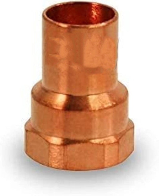 ADAPTADOR COBRE HEMBRA SOLDAR ROSCA 5/8 ODF X 1/2 FPT IUSA