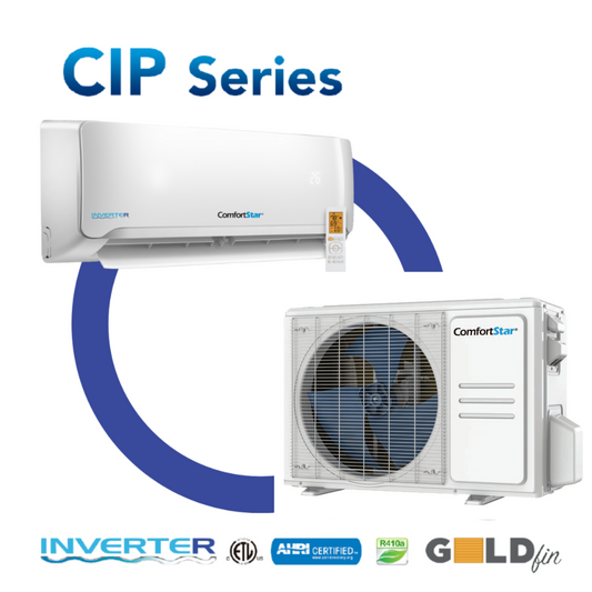 REFRIGERACIÓN 18K - 208/230V MONTAJE EN PARED - SISTEMA MINI-SPLIT - 20 SEER2