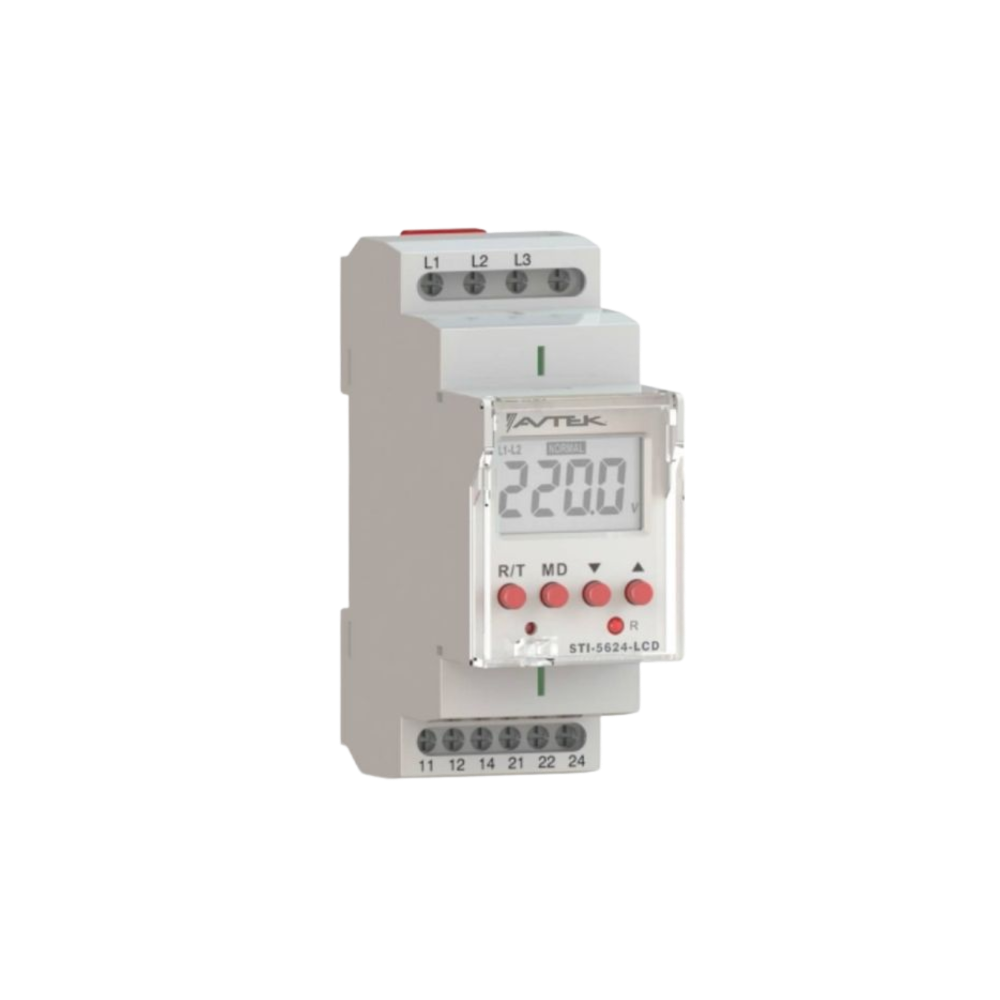 PROTECTOR DE VOLTAJE 230-460/3/60 AJUSTABLE PANTALLA LCD AVTEK