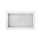 REJILLA DE SUMINISTRO DOBLE 20X20 CON DAMPER LAMINAIRE