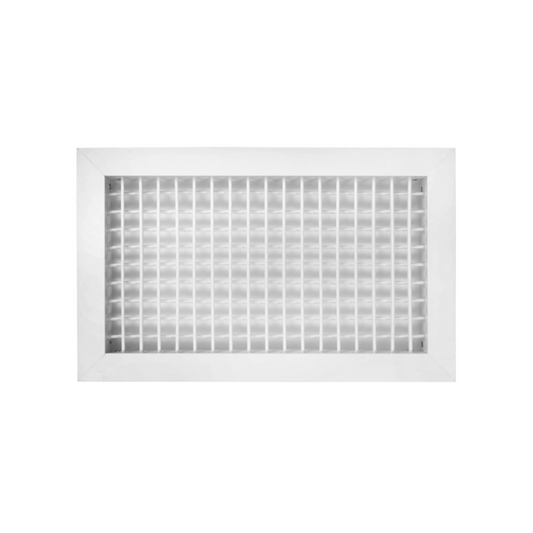 REJILLA DE SUMINISTRO DOBLE 20X20 CON DAMPER LAMINAIRE