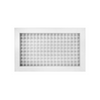 REJILLA DE SUMINISTRO DOBLE 20X20 CON DAMPER LAMINAIRE