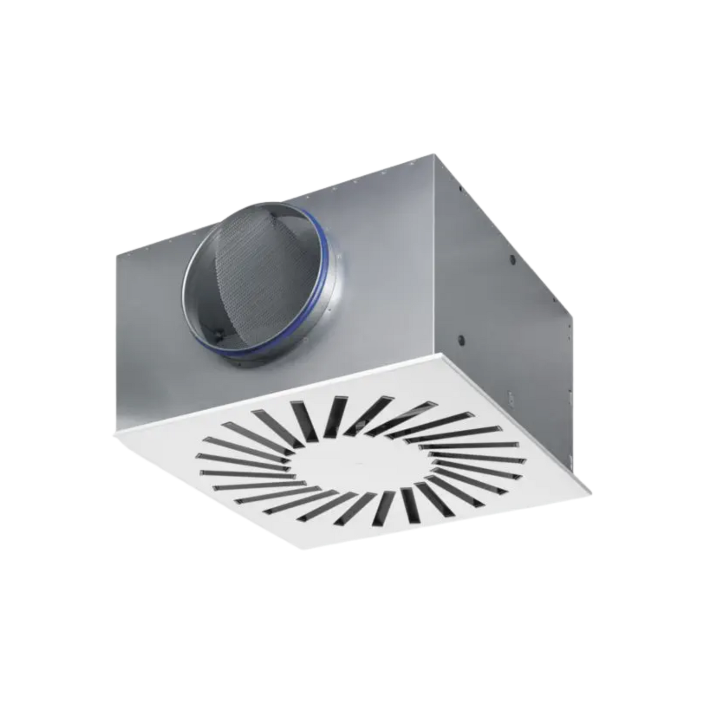 DIFUSOR DE TECHO EXTRACCION 300X8X158 MM CUADRADO CON DAMPER TROX