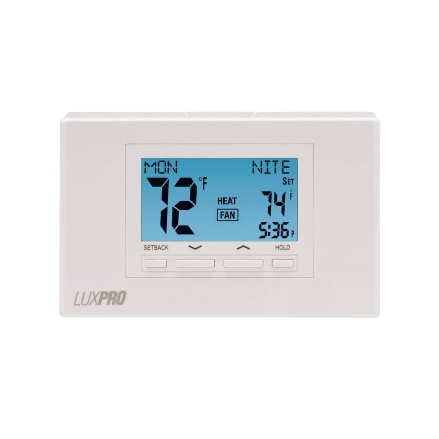TERMOSTATO ELECTRONICO 2 ETAPAS PROGRAMABLE 7 DIAS LUX