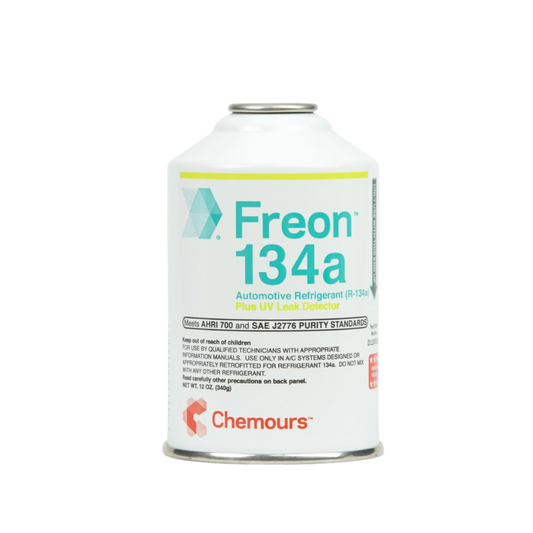 REFRIGERANTE FREON R-134A 12OZ UV  CHEMOURS-DUPONT MEJORADOR-ACONDICIONADOR