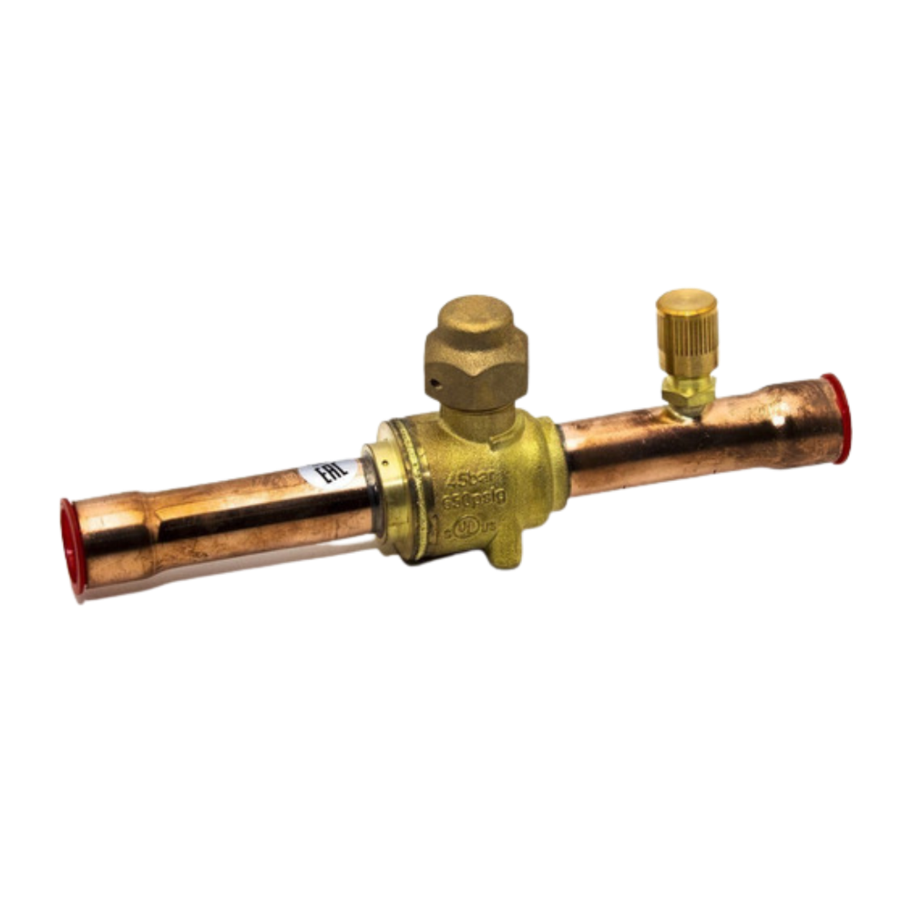 VALVULA PASO BOLA 5/8 SOLDAR C/VALV ACCESO DANFOSS GBC 16S