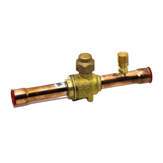 VALVULA PASO BOLA 5/8 SOLDAR C/VALV ACCESO DANFOSS GBC 16S