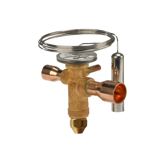 CUERPO Y ELEMENTO VALVULA EXPANSION CON EQ EXTERNO FLARE 3/8 X1/2 R-404A/507 -40°A+10°C DANFOSS_TES2