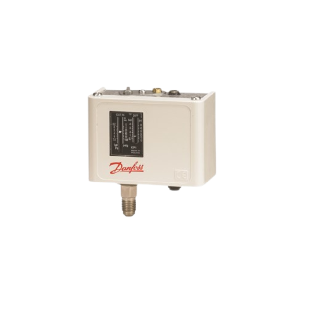 PRESOSTATO BAJA REGULABLE SIN CAPILAR PUERTO 1/4 SPDT REARME AUTOMATICO_DANFOSS KP1
