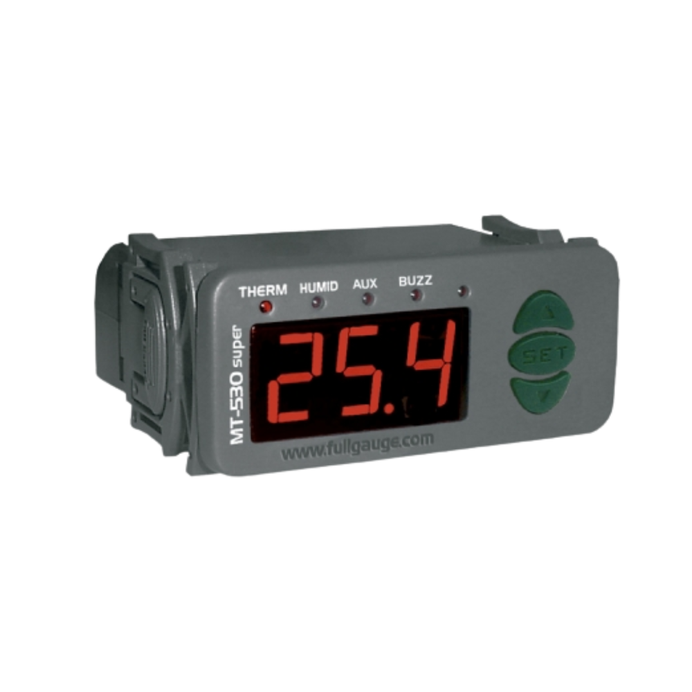 CONTROL HUMEDAD TEMPERATURA MT-530SUPER V03 SITRAD 115/230VAC 10 A 85%HR -10 A 70°C 3E 3S FULL GAUGE