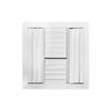DIFUSOR JS 4VIAS 10X10 SIN DAMPER GRILLE TECH