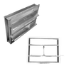 DAMPER MANUAL LAMINA GALVANIZADA HOJAS OPUESTAS 32X30 LAMINAIRE
