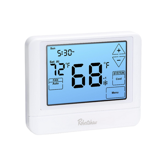 TERMOSTATO PARED ELECTRONICO 1 ETAPA PROGRAMABLE 7 DIAS TOUCH SCREEN ROBERTSHAW