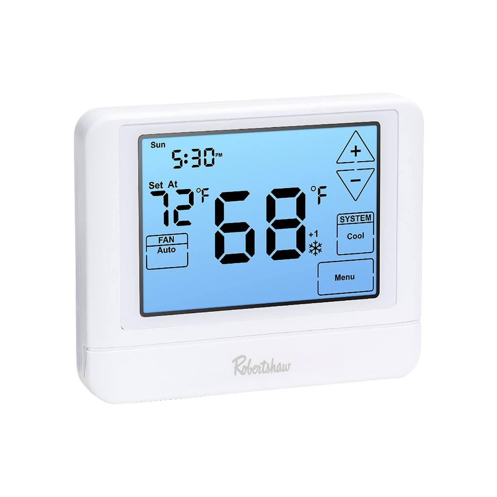 Termostato digital para calefacción y refrigeración, programable