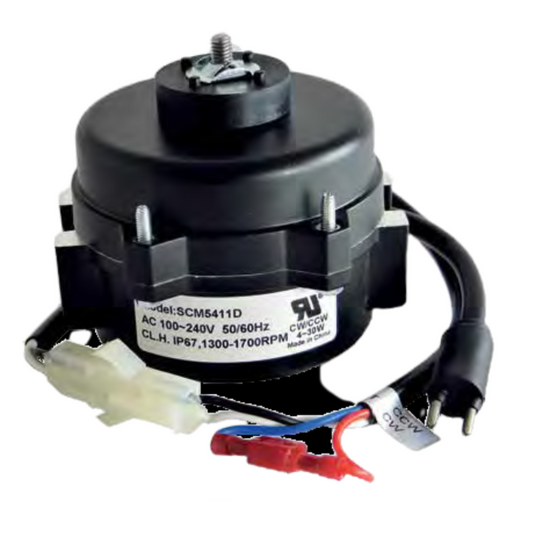 MOTOR UNIVERSAL ECM WATT - 115/230V, CW/CCW, 4 A 30 WATTS, 1300-1600 RPM